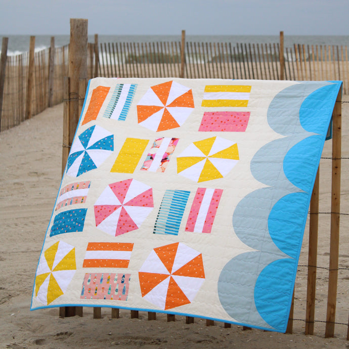 BEACH DAY QUILT: How to use the templates C & D