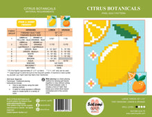 Load image into Gallery viewer, CITRUS BOTANICALS_ paper quilt pattern