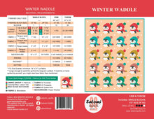 Load image into Gallery viewer, WINTER WADDLE_paper quilt pattern