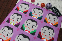 Load image into Gallery viewer, Spooky Dracula - Small Throw Quilt Kit - Kona Cotton version