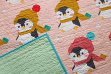 Load image into Gallery viewer, 5/8 yard cut binding fabric - Winter Waddle (Throw)