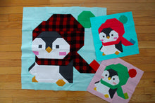 Load image into Gallery viewer, WINTER WADDLE_digtal quilt pattern