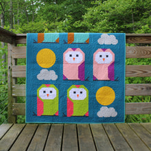 Load image into Gallery viewer, GHOST OWL - digital quilt pattern