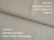 Load image into Gallery viewer, Cottontail Rabbits - Throw Quilt Kit 2 - Kona Cotton version