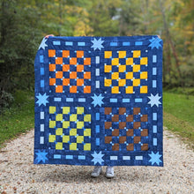 Load image into Gallery viewer, CHECKERBOARD DANCE FLOOR_ digital quilt pattern
