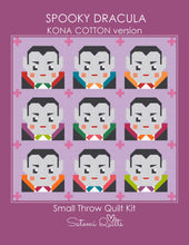 Load image into Gallery viewer, Spooky Dracula - Small Throw Quilt Kit - Kona Cotton version