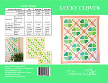 Load image into Gallery viewer, LUCKY CLOVER _ digital quilt pattern
