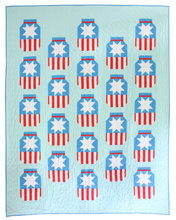 Load image into Gallery viewer, JARS & STRIPES FOREVER _ paper quilt pattern