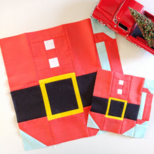 Load image into Gallery viewer, CHRISTMAS SANTA SUIT MUG_digital block pattern