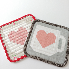 Load image into Gallery viewer, A Little Break Tiny Mug Quilt Block Pattern - Download