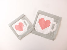 Load image into Gallery viewer, A Little Break Tiny Mug Quilt Block Pattern - Download
