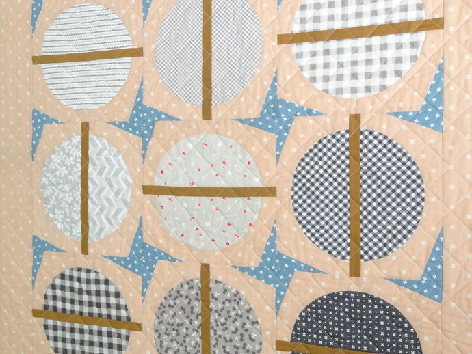 POMPOM GALAXY quilt block tutorial - PART 1 -