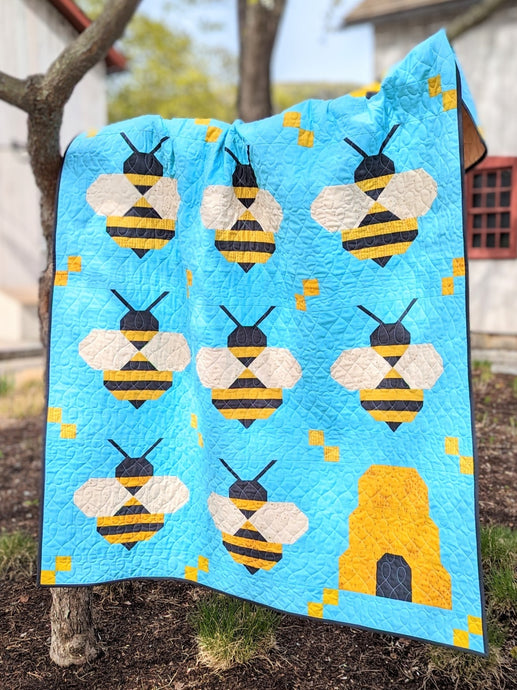 SOMETHING'S ABUZZ: Yellow Bee version (Small Throw)