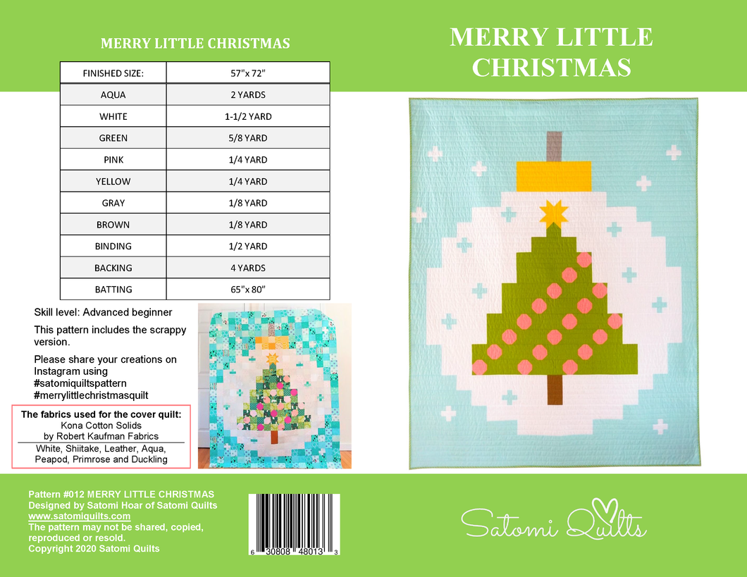 MERRY LITTLE CHRISTMAS _ paper pattern