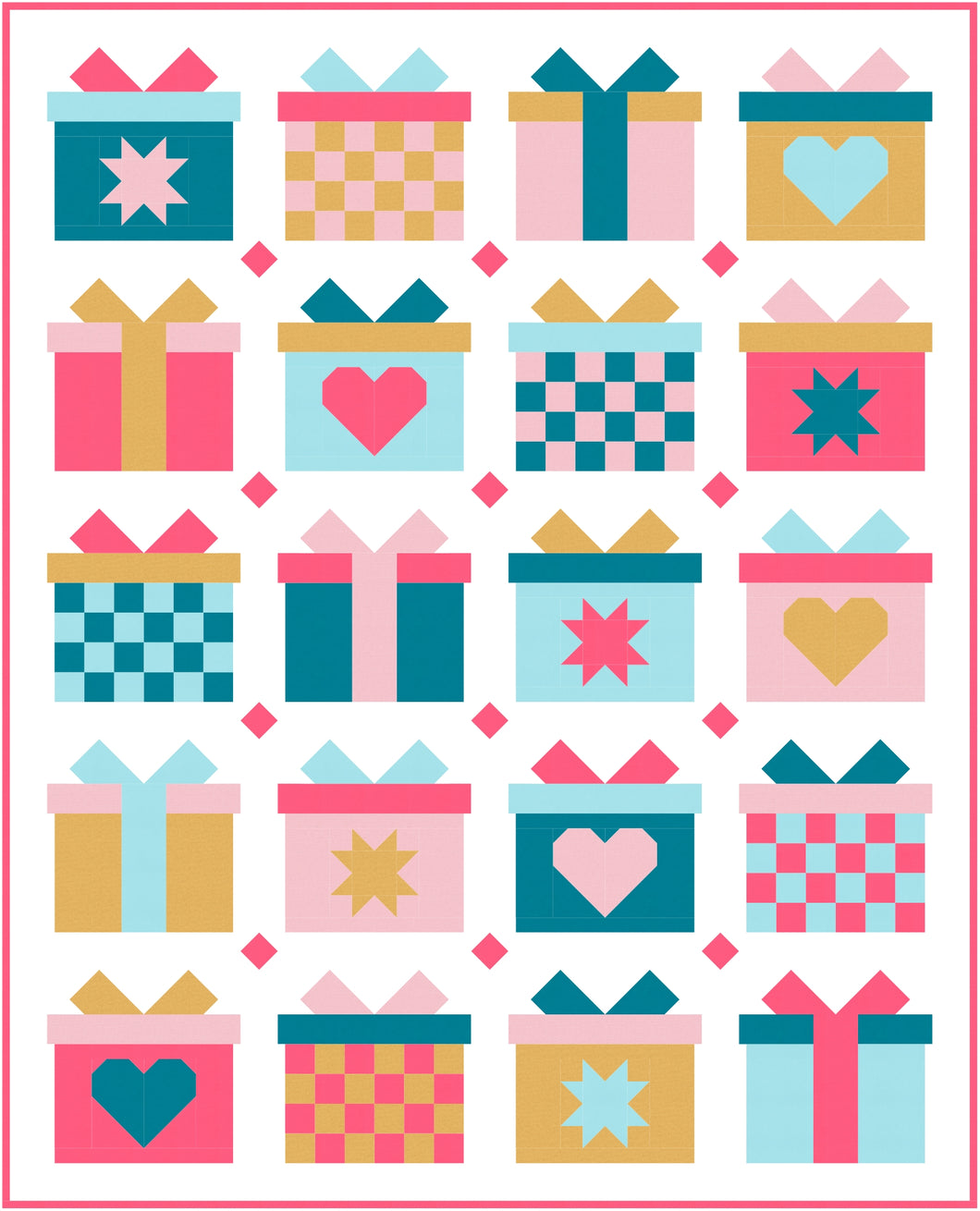SANTA'S GIFT_ digital quilt pattern