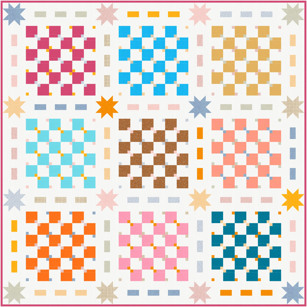 CHECKERBOARD DANCE FLOOR_ digital quilt pattern