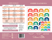 Load image into Gallery viewer, OMBRE RAINBOWS_digital quilt pattern
