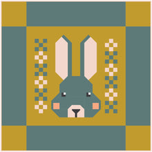 Load image into Gallery viewer, COTTONTAIL RABBITS_ digital quilt pattern
