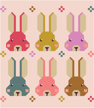 Load image into Gallery viewer, COTTONTAIL RABBITS_ paper quilt pattern
