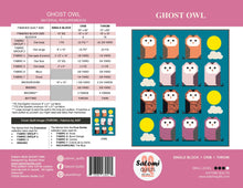 Load image into Gallery viewer, GHOST OWL - paper quilt pattern

