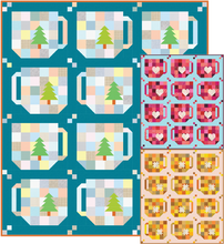 Load image into Gallery viewer, PATCHWORK MUGS_ digital quilt pattern
