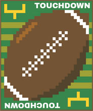 Load image into Gallery viewer, BIG GAME FOOTBALL_digital quilt pattern
