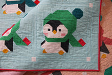 Load image into Gallery viewer, 1/2 yard cut binding fabric - Winter Waddle (Crib)
