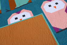 Load image into Gallery viewer, 3/8 yard cut binding fabric - Ghost Owl (Crib)
