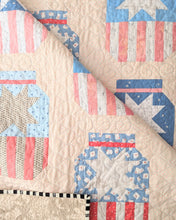 Load image into Gallery viewer, JARS &amp; STRIPES FOREVER _ paper quilt pattern
