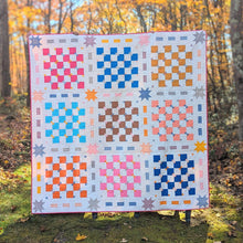 Load image into Gallery viewer, CHECKERBOARD DANCE FLOOR_ paper quilt pattern
