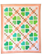 Load image into Gallery viewer, LUCKY CLOVER _ digital quilt pattern
