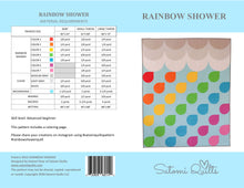 Load image into Gallery viewer, RAINBOW SHOWER _ digital quilt pattern
