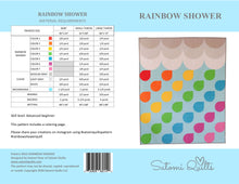 Load image into Gallery viewer, RAINBOW SHOWER _ paper quilt pattern
