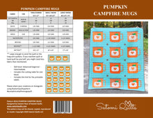 Load image into Gallery viewer, PUMPKIN CAMPFIRE MUGS _ paper quilt pattern
