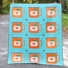 Load image into Gallery viewer, PUMPKIN CAMPFIRE MUGS _ digital quilt pattern
