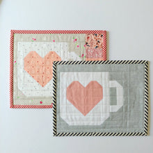 Load image into Gallery viewer, A Little Break Tiny Mug Quilt Block Pattern - Download
