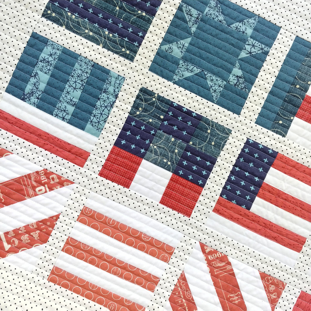 OLD GLORY _ digital quilt pattern