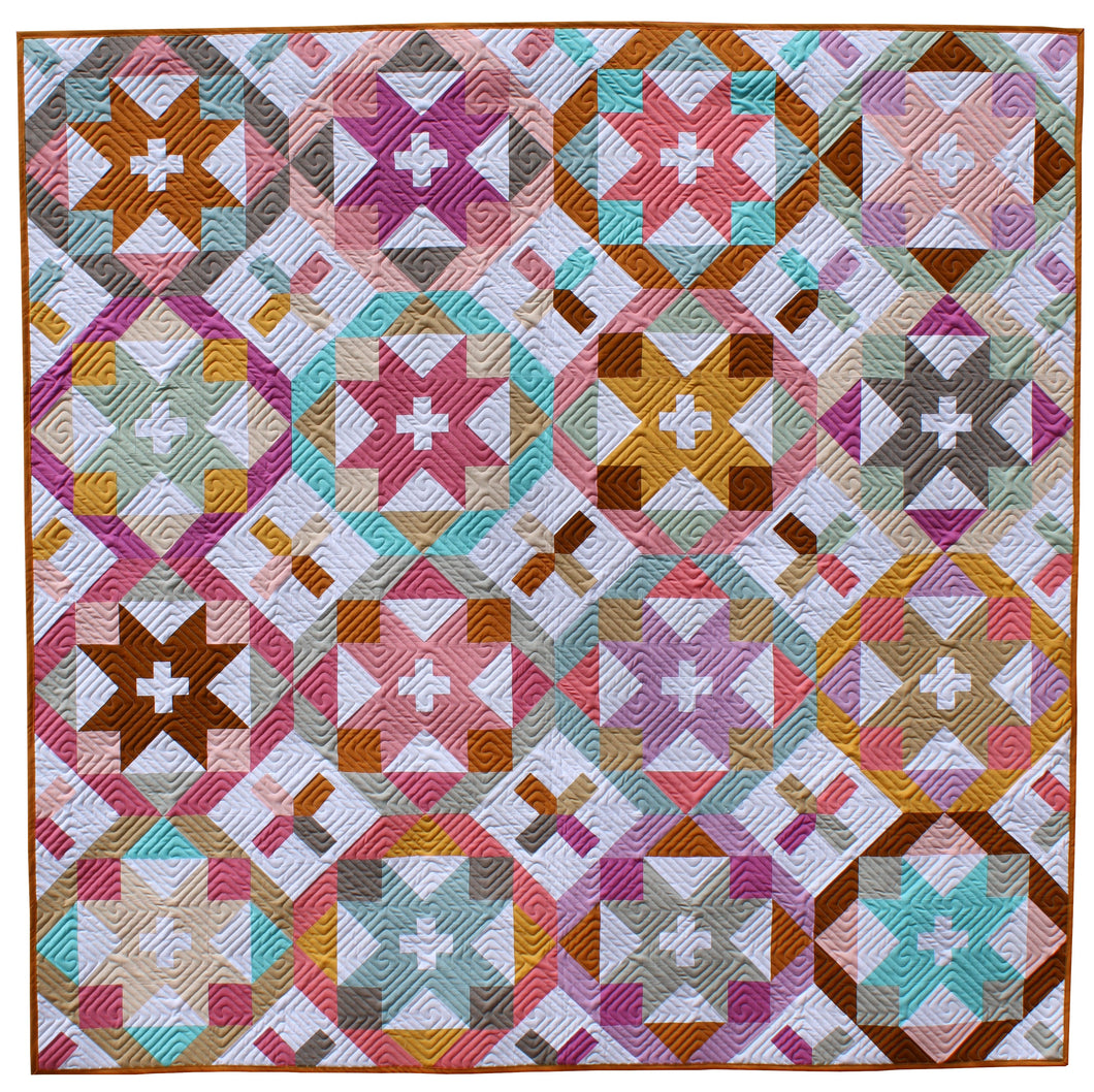 STAR BLOSSOM _ digital quilt pattern