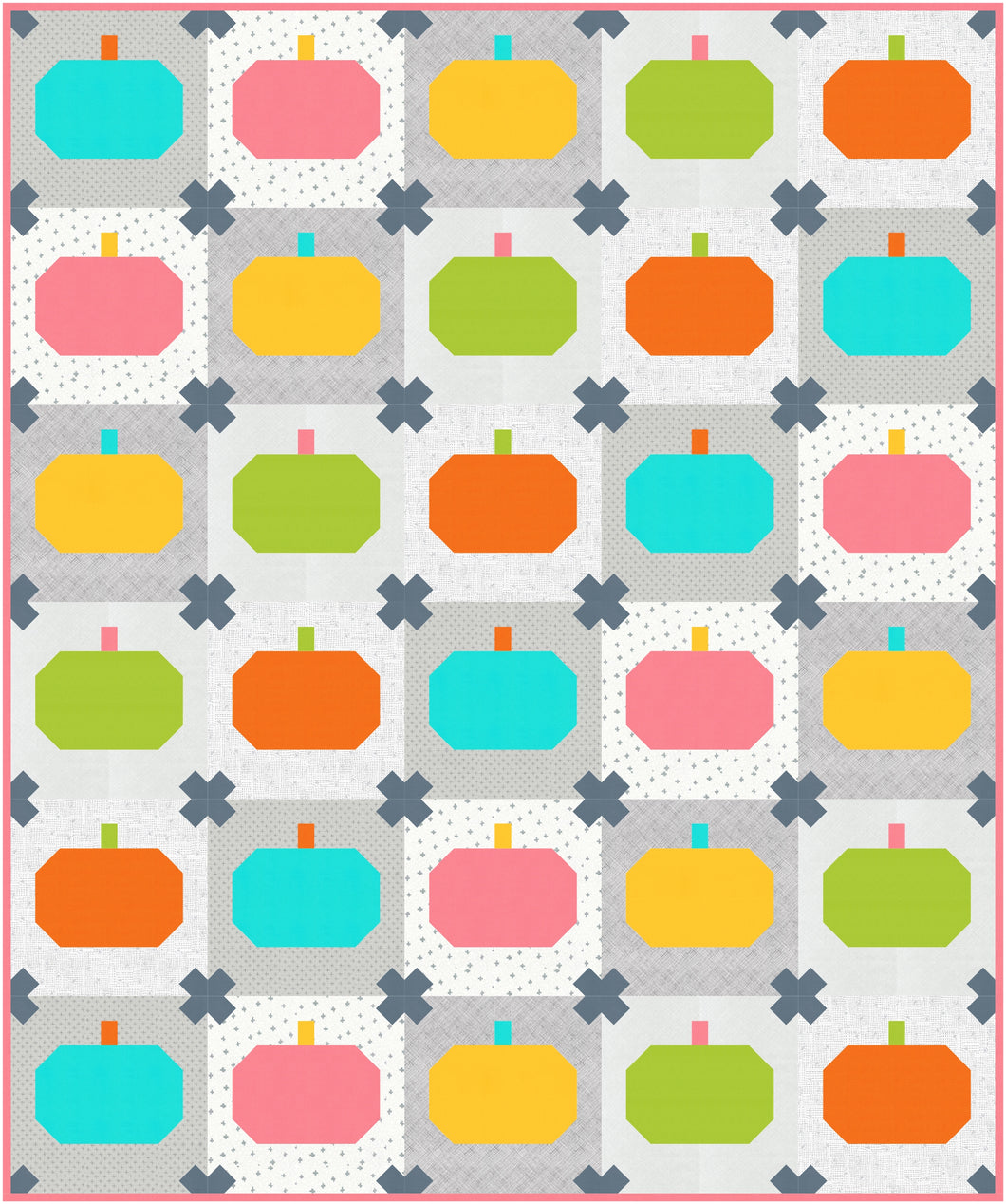 SPOOKY PUMPKIN PATCH _ digital quilt pattern